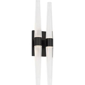 Lassell Double Tall Sconce - Visual Comfort Modern 2