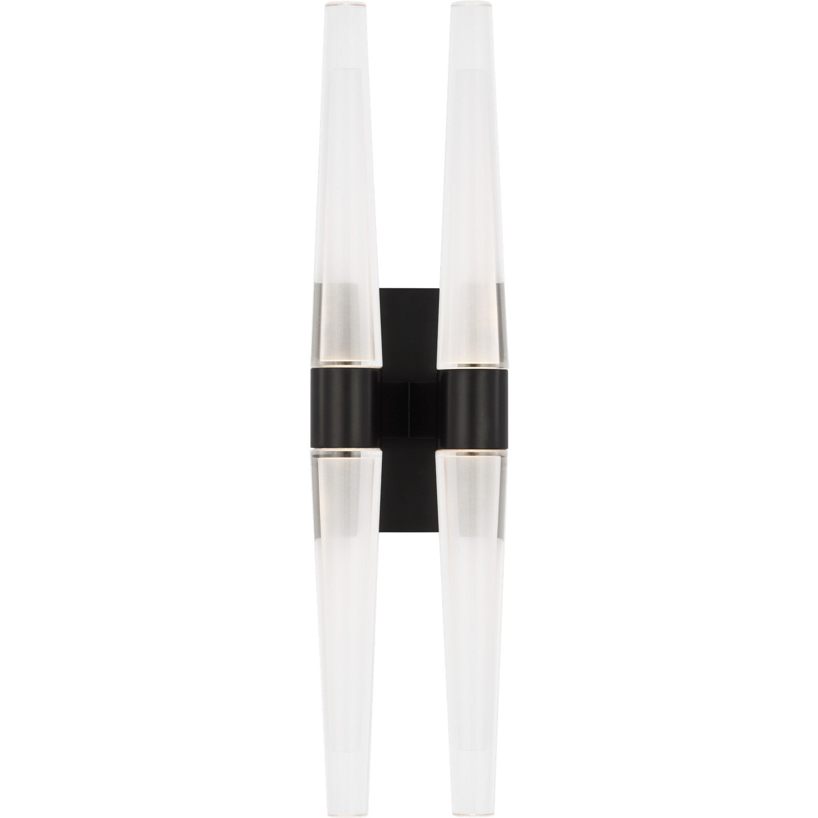 Lassell Double Tall Sconce - Visual Comfort Modern 1