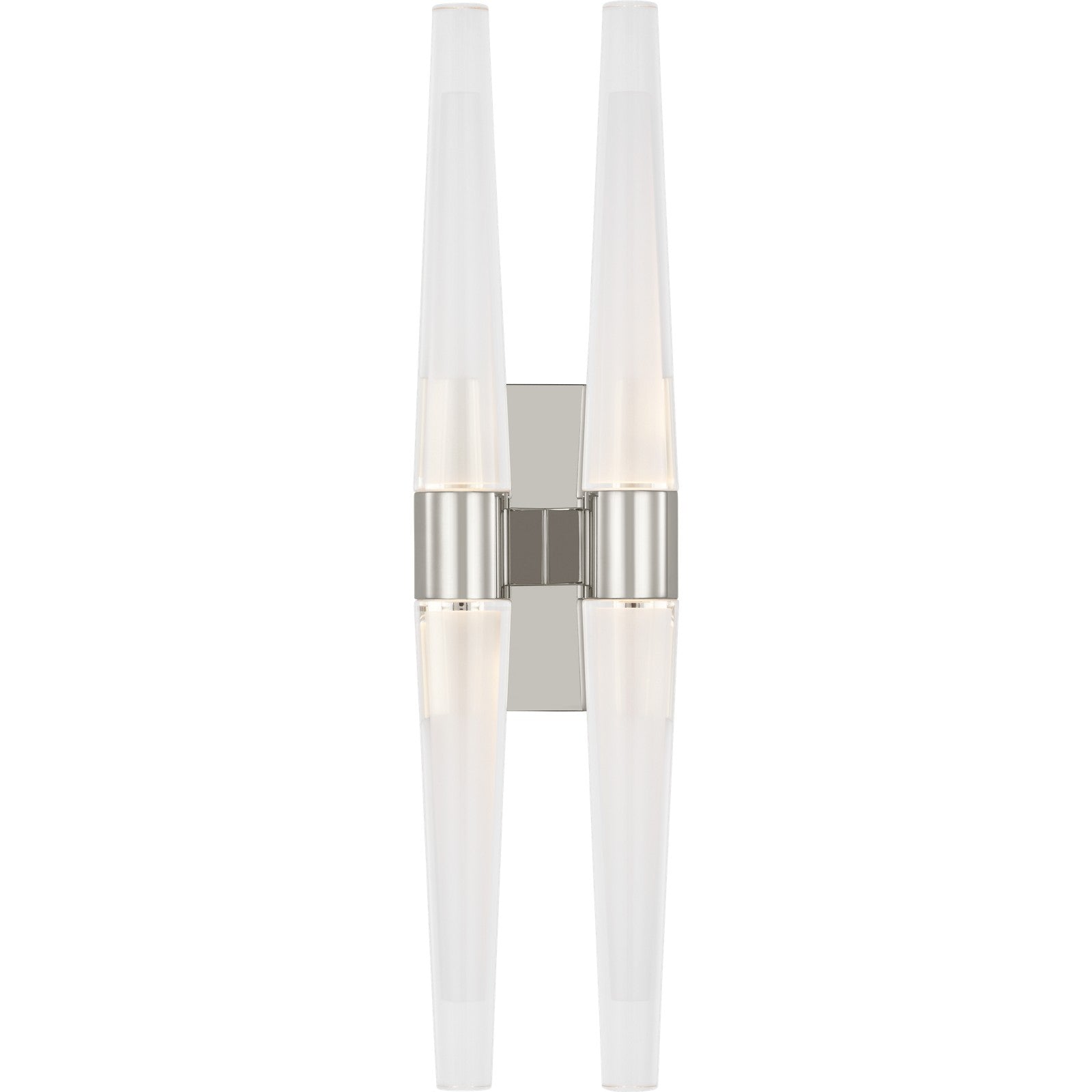Lassell Double Tall Sconce - Visual Comfort Modern 3