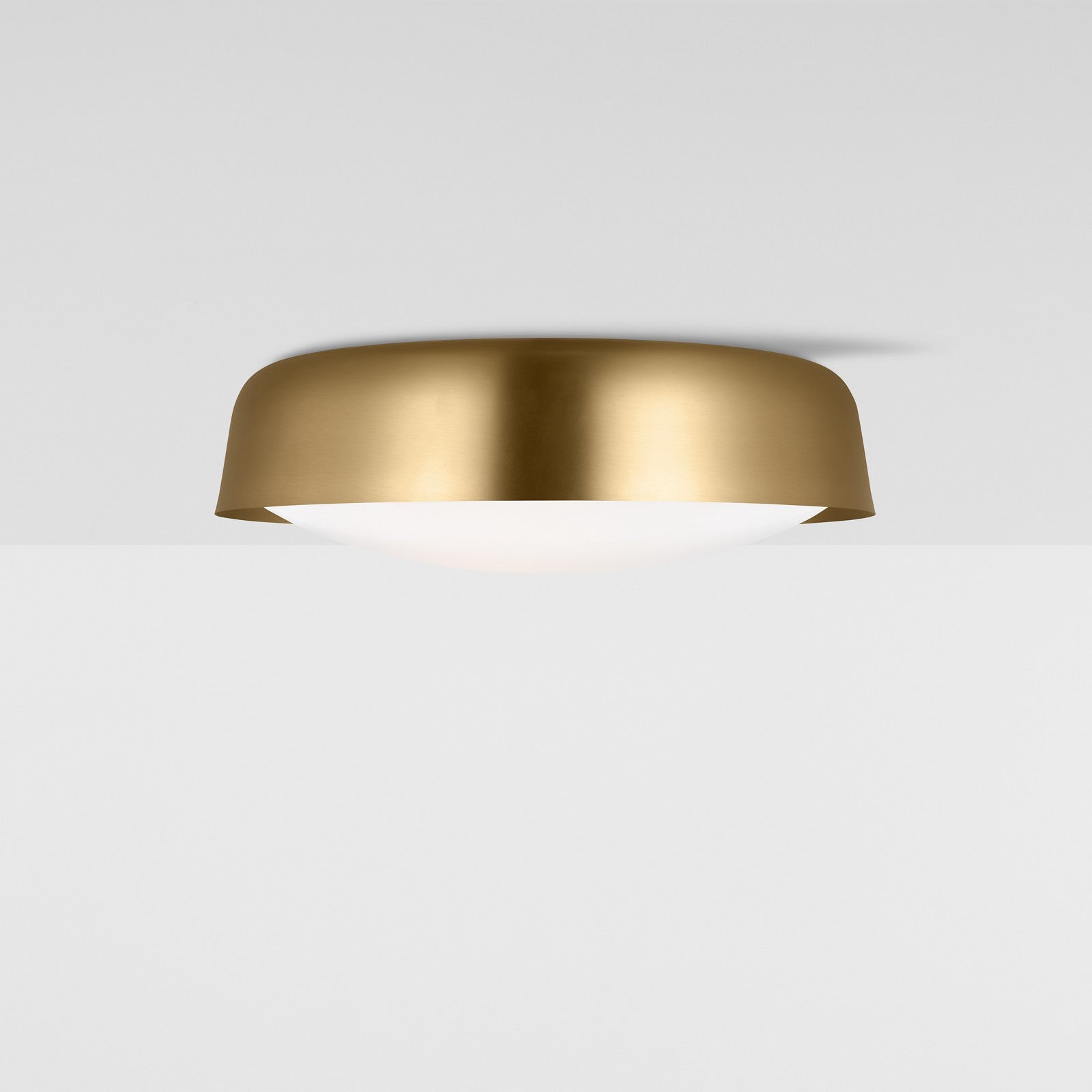 Draper Large Flush Mount Burnished Brass - Visual Comfort Ceiling Lights