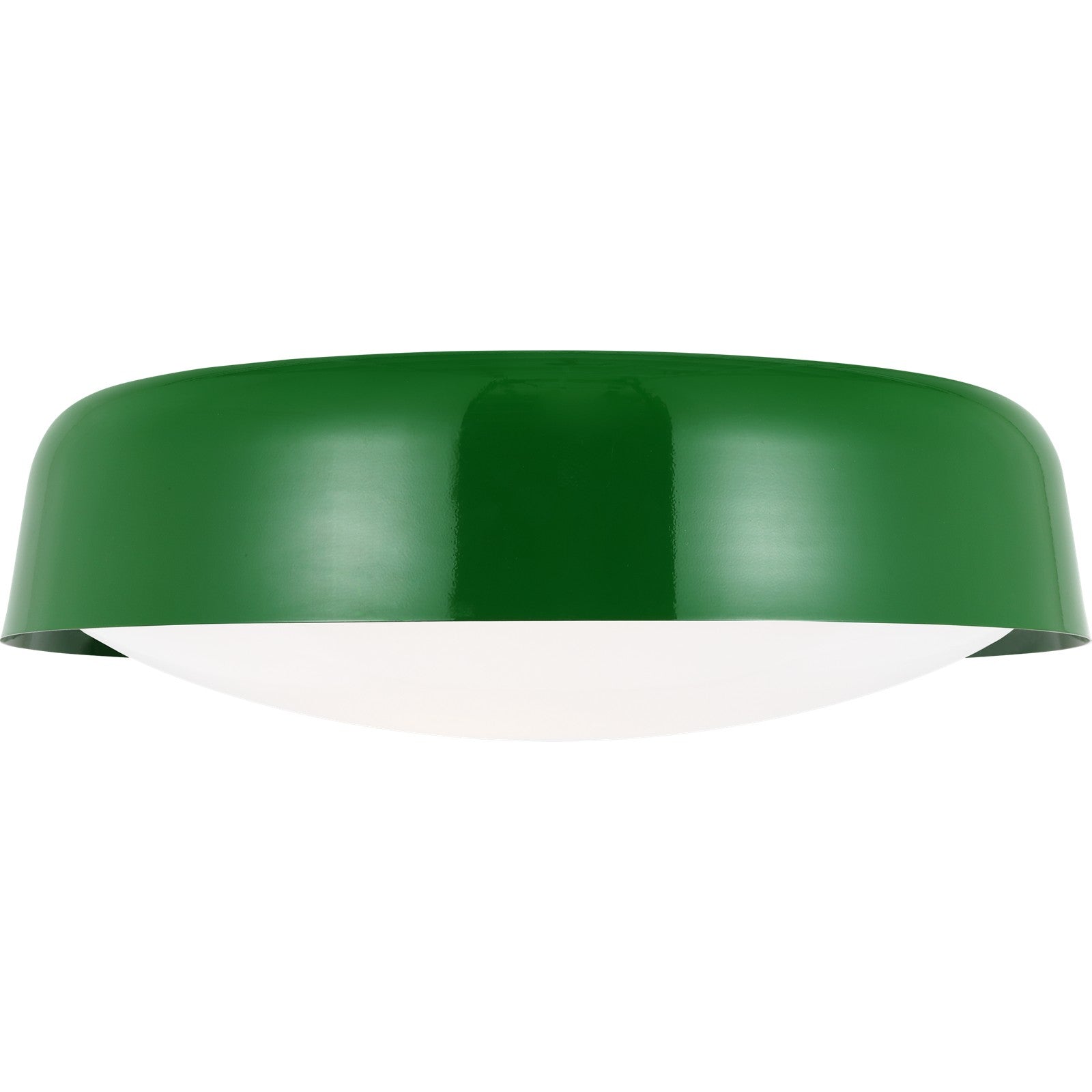 Draper Large Flush Mount Burnished Brass - Visual Comfort Ceiling Lights