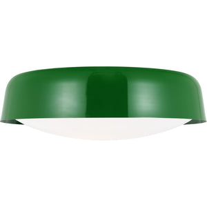 Draper Large Flush Mount Burnished Brass - Visual Comfort Ceiling Lights