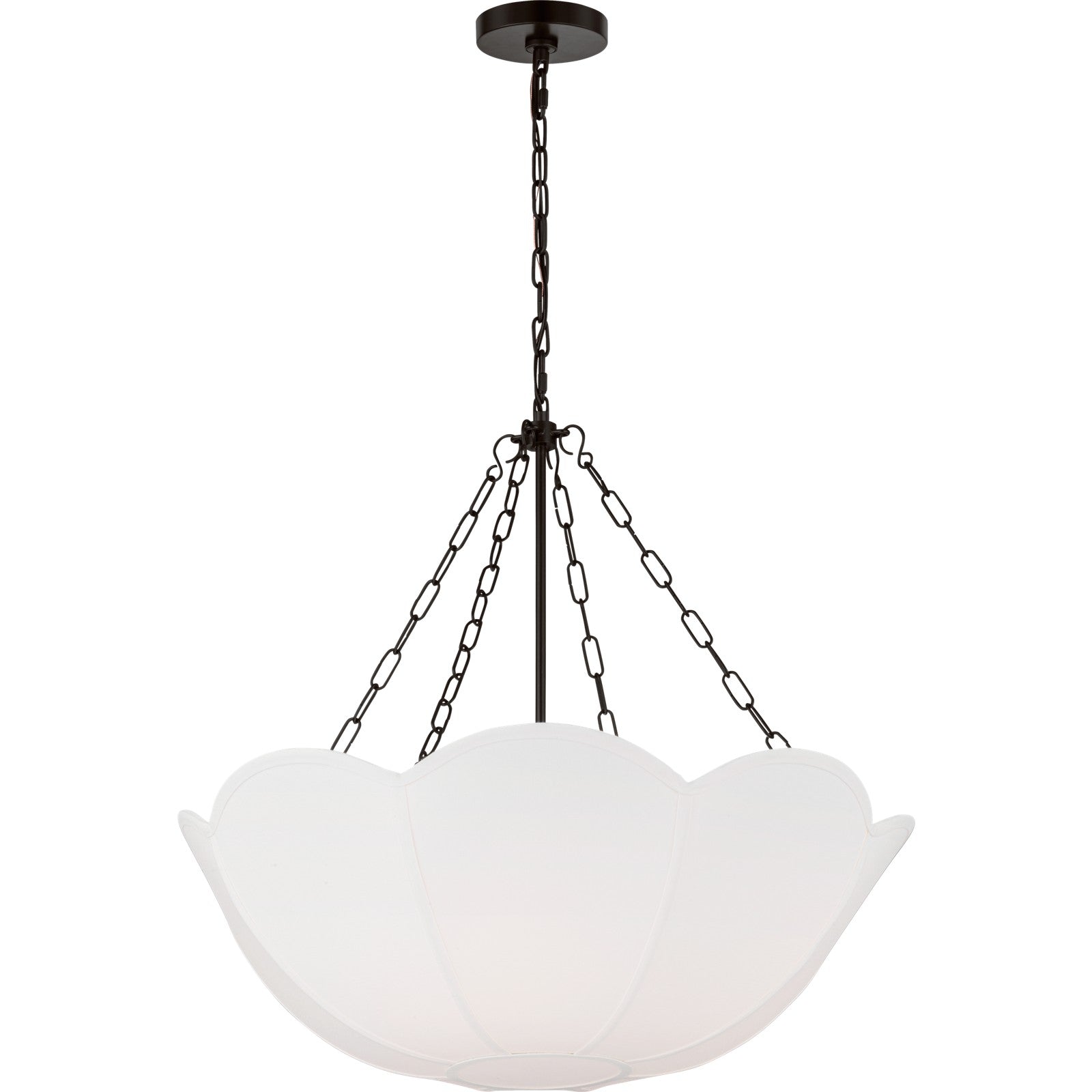 Stassi Small Chandelier Aged Iron - Visual Comfort Ceiling Lights