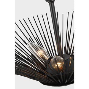 Helios Large Semi-Flush Mount Antique Gild - Visual Comfort Ceiling Lights