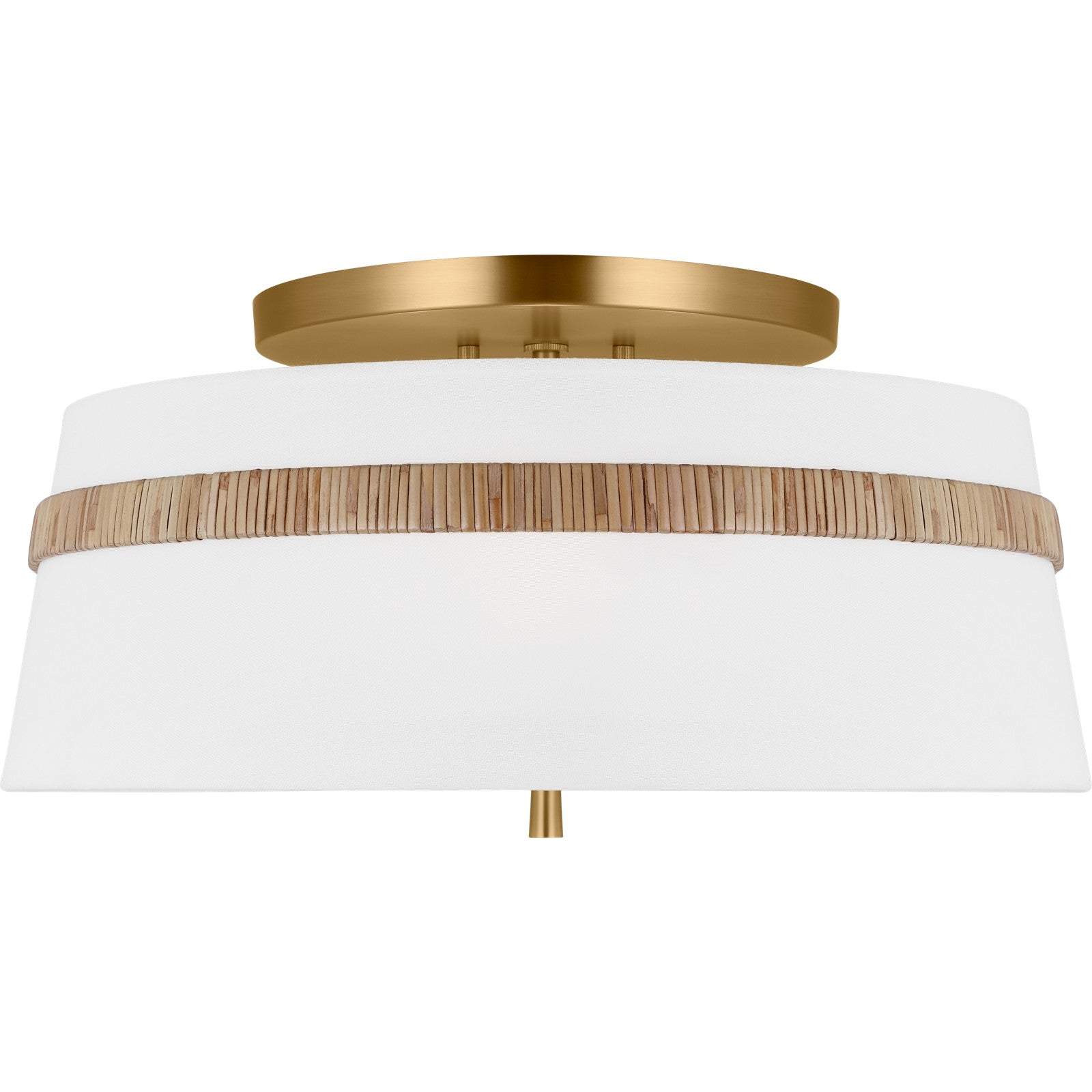 Cordtlandt Large Semi-Flush Mount Aged Iron - Visual Comfort Ceiling Lights