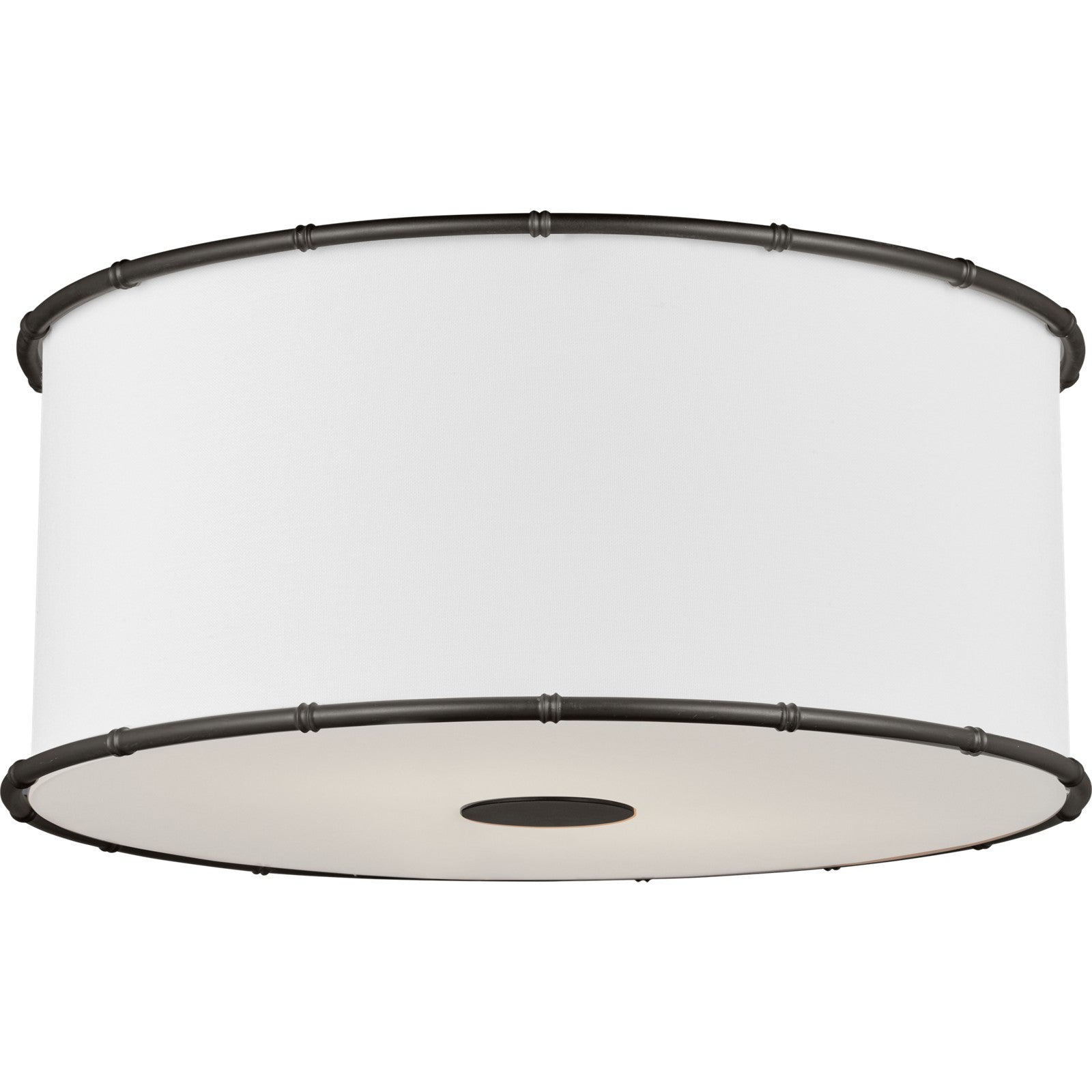 Aldric Medium Flush Mount Aged Iron - Visual Comfort Ceiling Lights