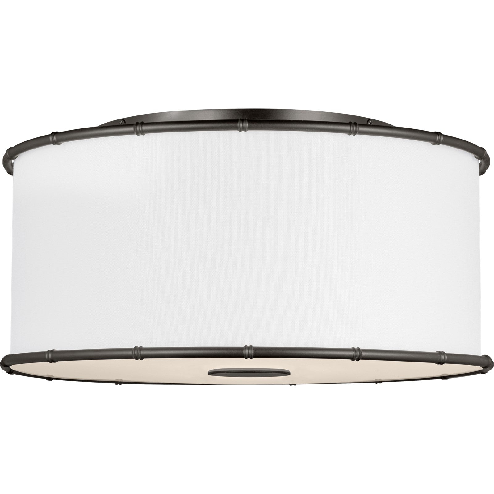 Aldric Medium Flush Mount Aged Iron - Visual Comfort Ceiling Lights