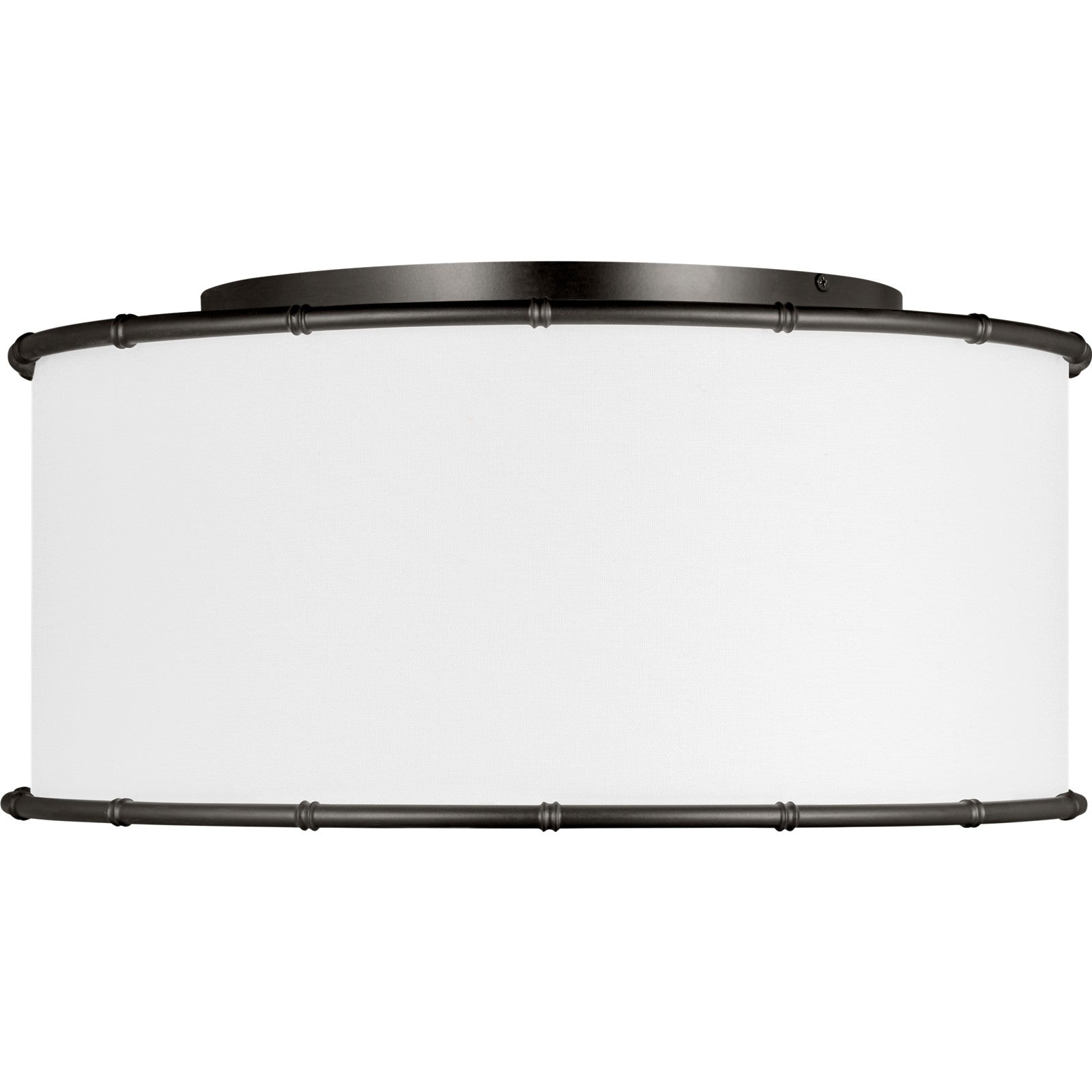Aldric Medium Flush Mount Aged Iron - Visual Comfort Ceiling Lights