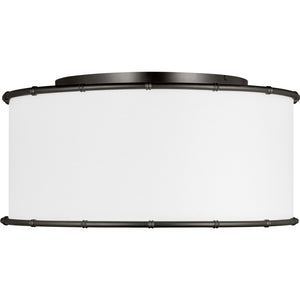 Aldric Medium Flush Mount Aged Iron - Visual Comfort Ceiling Lights