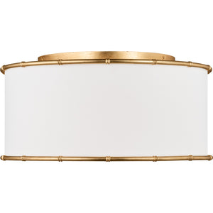 Aldric Medium Flush Mount Aged Iron - Visual Comfort Ceiling Lights
