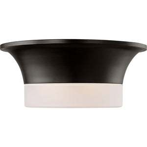 Sina Medium Flush Mount Aged Iron - Visual Comfort Ceiling Lights