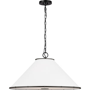 Aldric Large Pendant Aged Iron - Visual Comfort Ceiling Lights