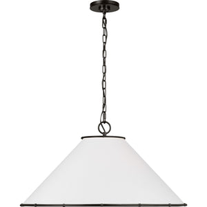 Aldric Large Pendant Aged Iron - Visual Comfort Ceiling Lights