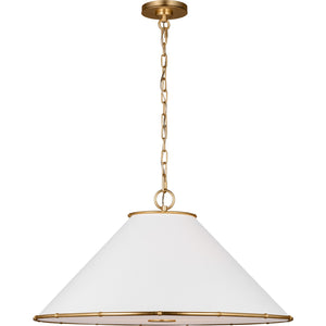 Aldric Large Pendant Aged Iron - Visual Comfort Ceiling Lights