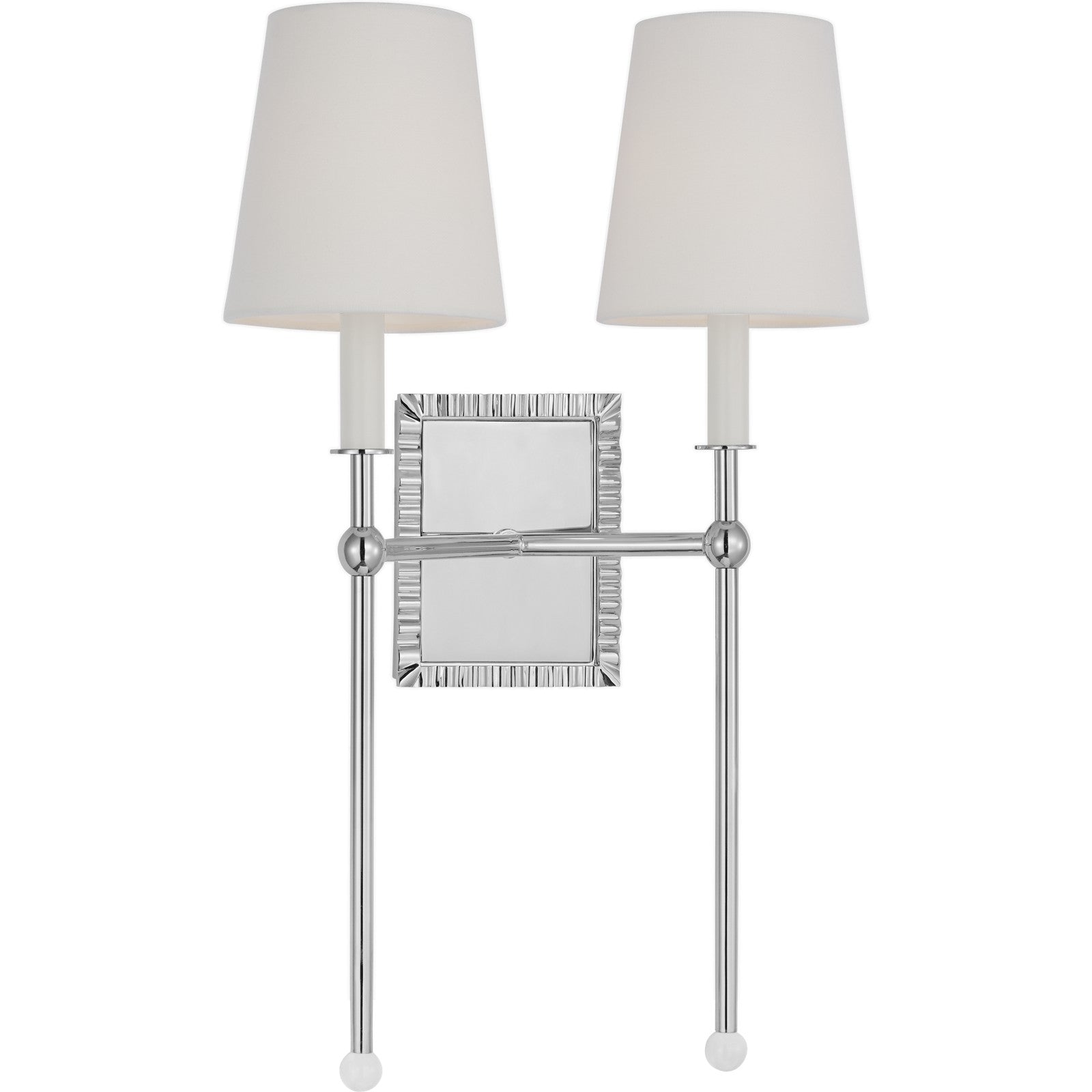 Baxley Double Sconce Burnished Brass - Visual Comfort Wall Lights