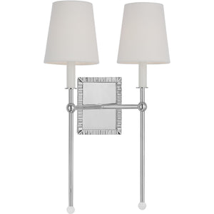 Baxley Double Sconce Burnished Brass - Visual Comfort Wall Lights