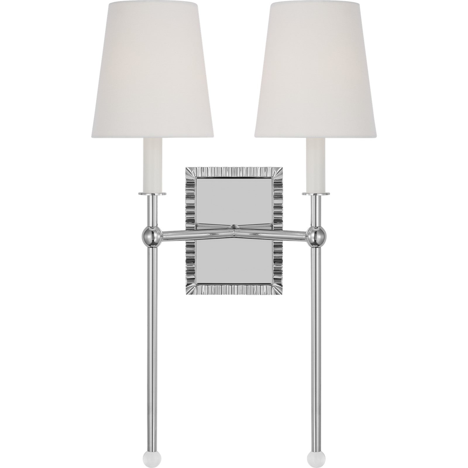 Baxley Double Sconce Burnished Brass - Visual Comfort Wall Lights