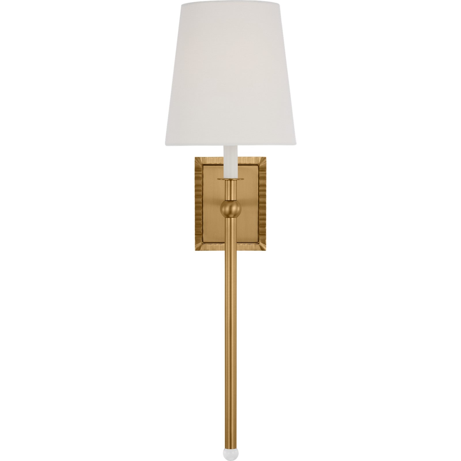 Baxley Tall Sconce Burnished Brass - Visual Comfort Wall Lights