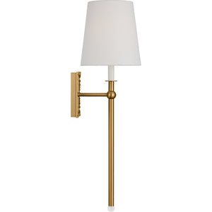 Baxley Tall Sconce Burnished Brass - Visual Comfort Wall Lights