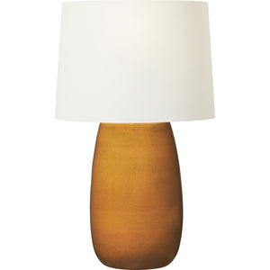 Roma Table Lamp Deep Ocean Crackle Bulbs Inc - Visual Comfort Table Lamps