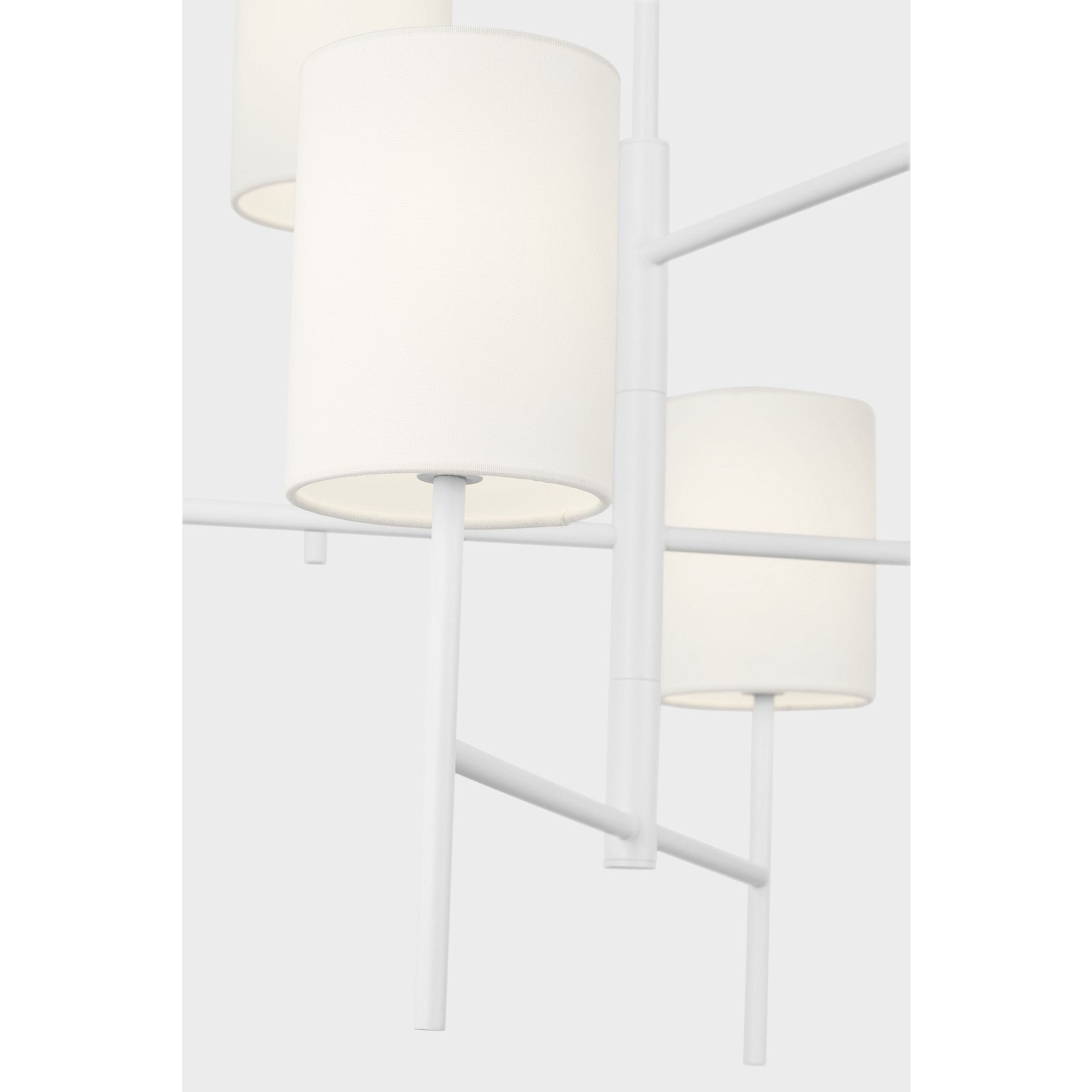 Key Large Chandelier Matte White - Visual Comfort Ceiling Lights