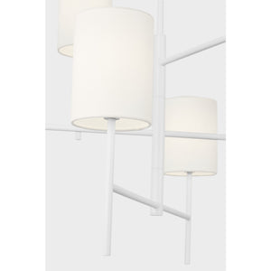 Key Large Chandelier Matte White - Visual Comfort Ceiling Lights