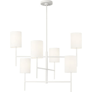 Key Large Chandelier Matte White - Visual Comfort Ceiling Lights