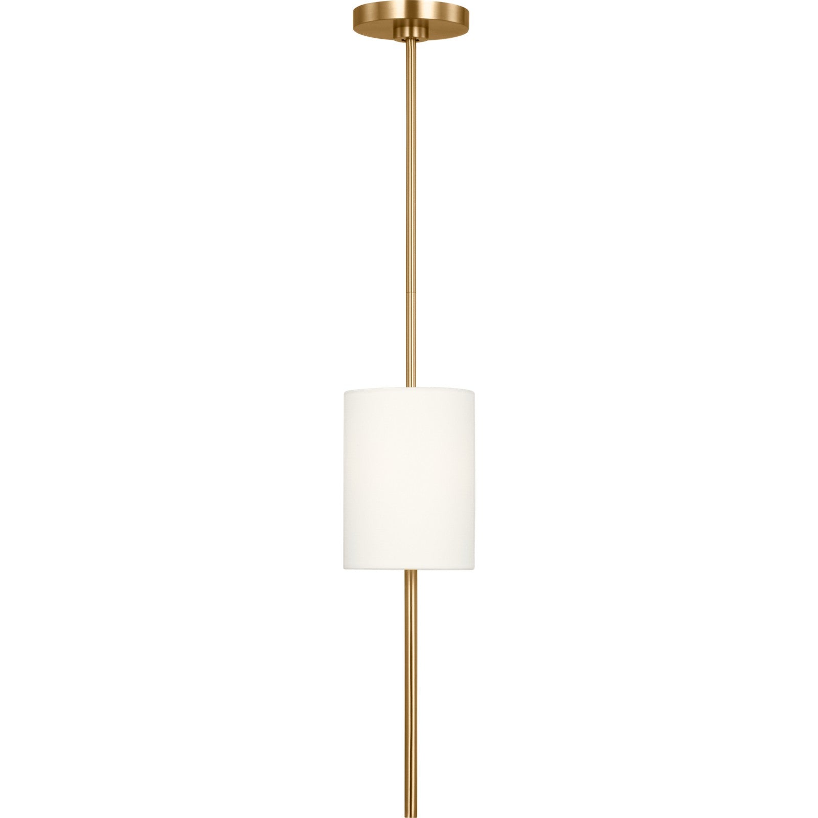 Key Medium Linear Chandelier Burnished Brass - Visual Comfort Ceiling Lights
