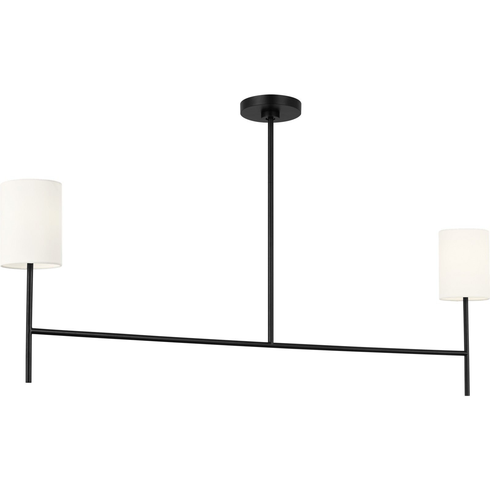 Key Medium Linear Chandelier Burnished Brass - Visual Comfort Ceiling Lights
