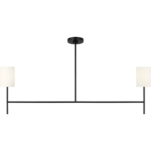 Key Medium Linear Chandelier Burnished Brass - Visual Comfort Ceiling Lights