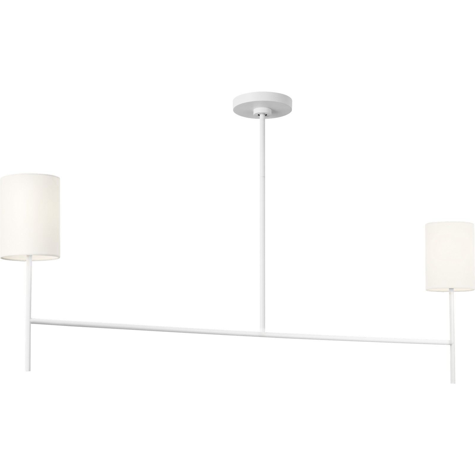 Key Medium Linear Chandelier Burnished Brass - Visual Comfort Ceiling Lights