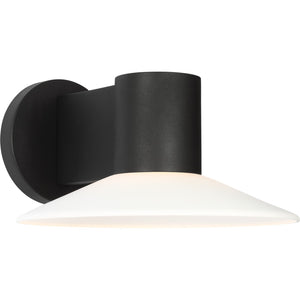 Focal Medium LED Sconce Textured Black Bulbs Inc - Visual Comfort Outdoor Lighting