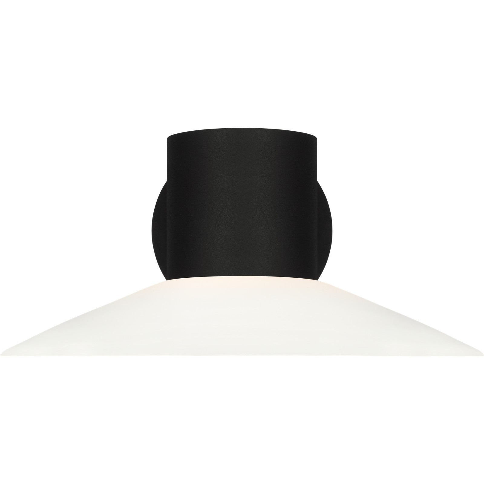 Focal Large LED Sconce Textured Black Bulbs Inc - Visual Comfort Outdoor Lighting