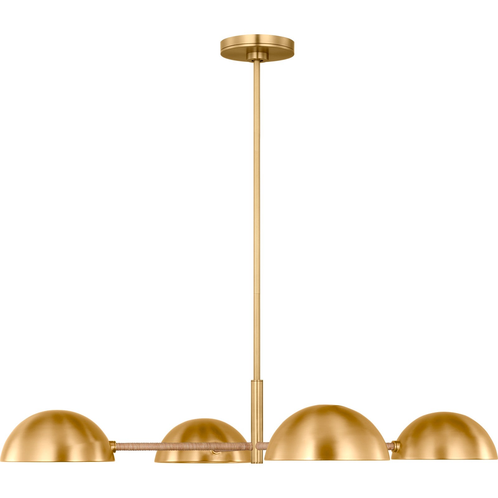 Balleroy Large Chandelier Burnished Brass - Visual Comfort Ceiling Lights