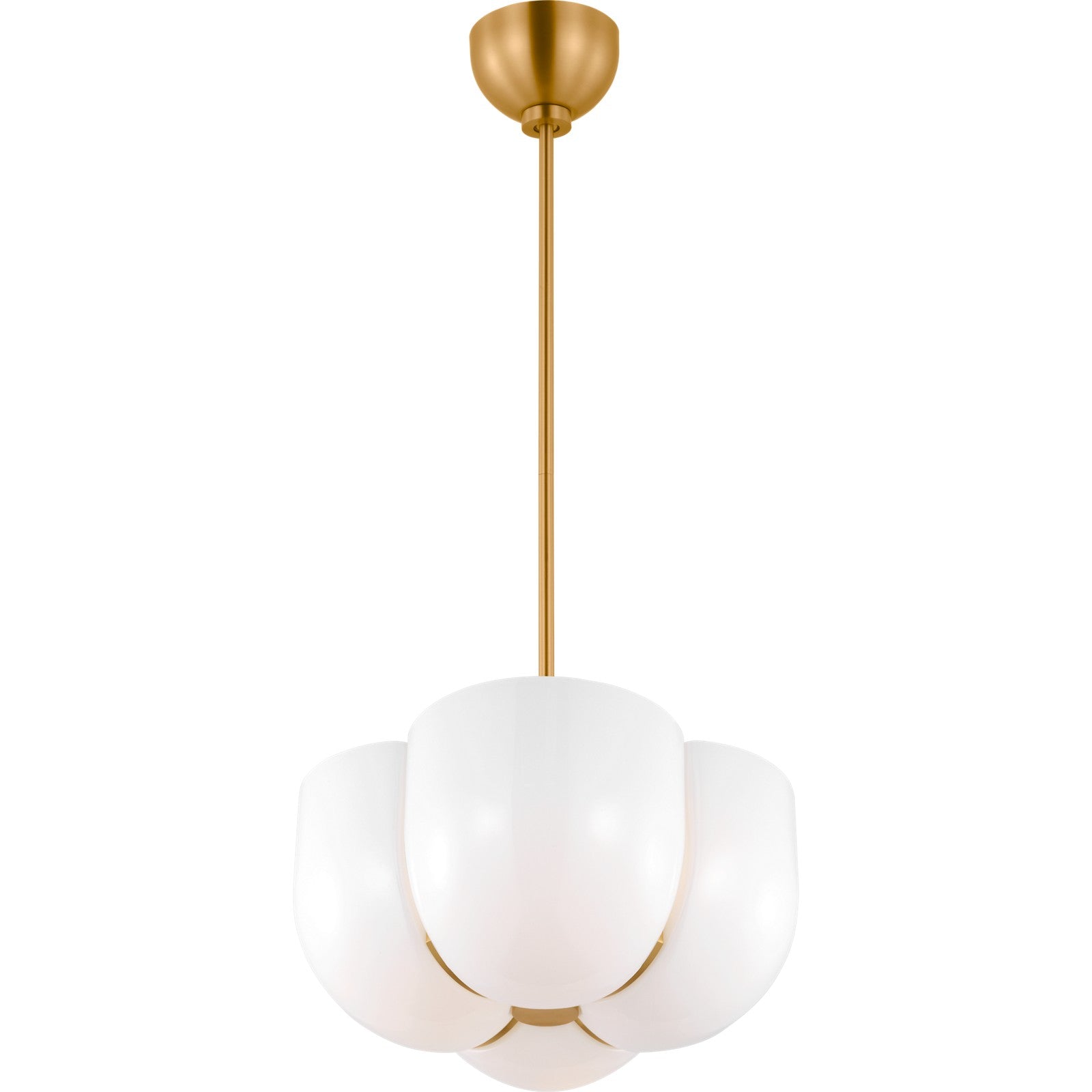 Cheverny Large Pendant Burnished Brass - Visual Comfort Ceiling Lights