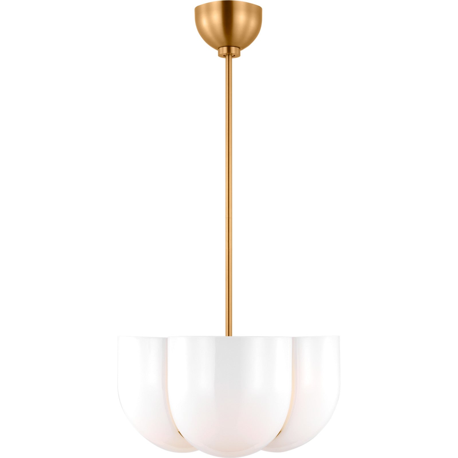 Cheverny Large Pendant Burnished Brass - Visual Comfort Ceiling Lights