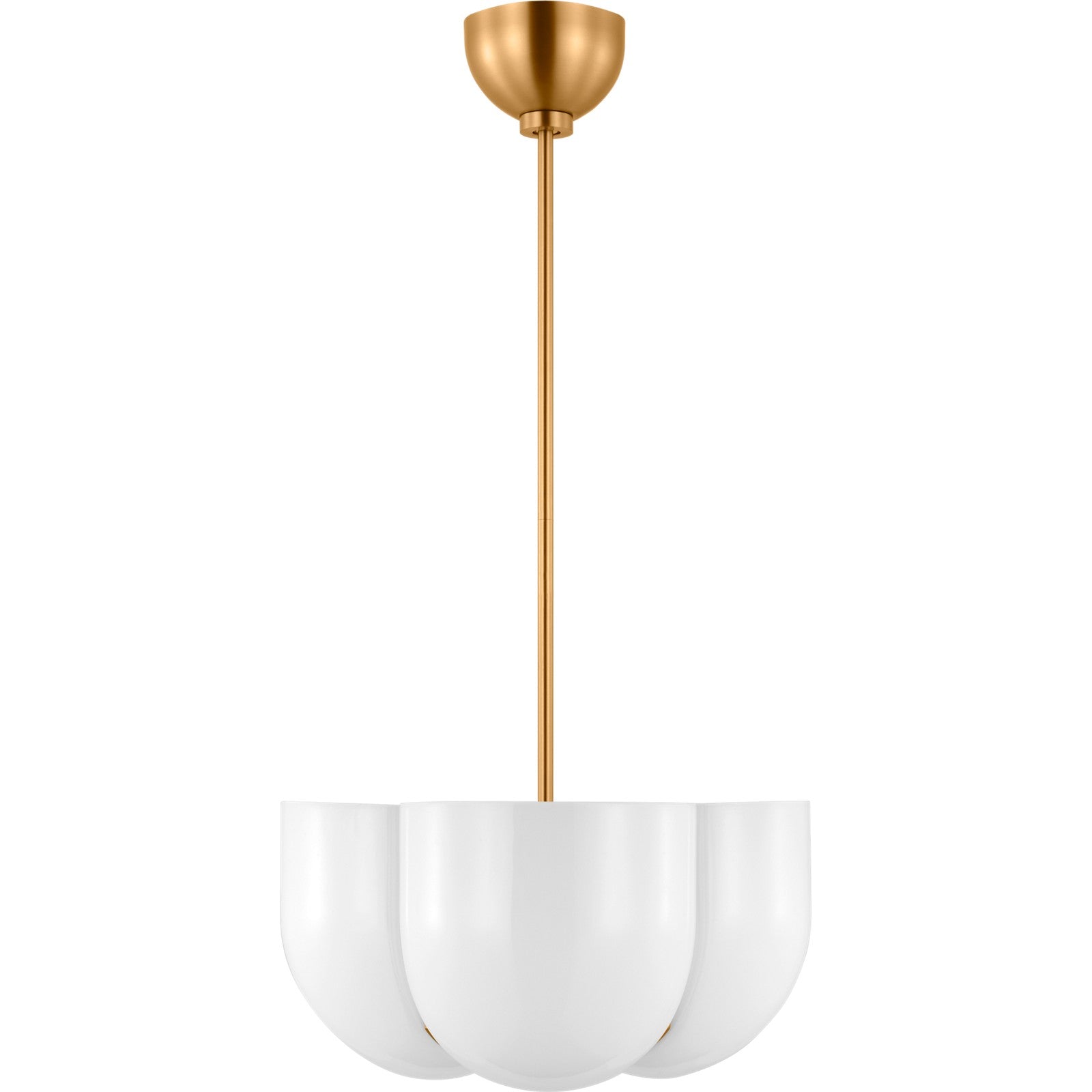 Cheverny Large Pendant Burnished Brass - Visual Comfort Ceiling Lights