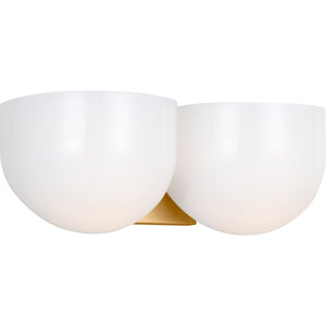 Cheverny Medium Vanity Burnished Brass - Visual Comfort Wall Lights