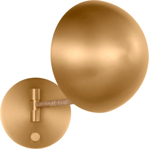Balleroy Medium Sconce Burnished Brass - Visual Comfort Wall Lights