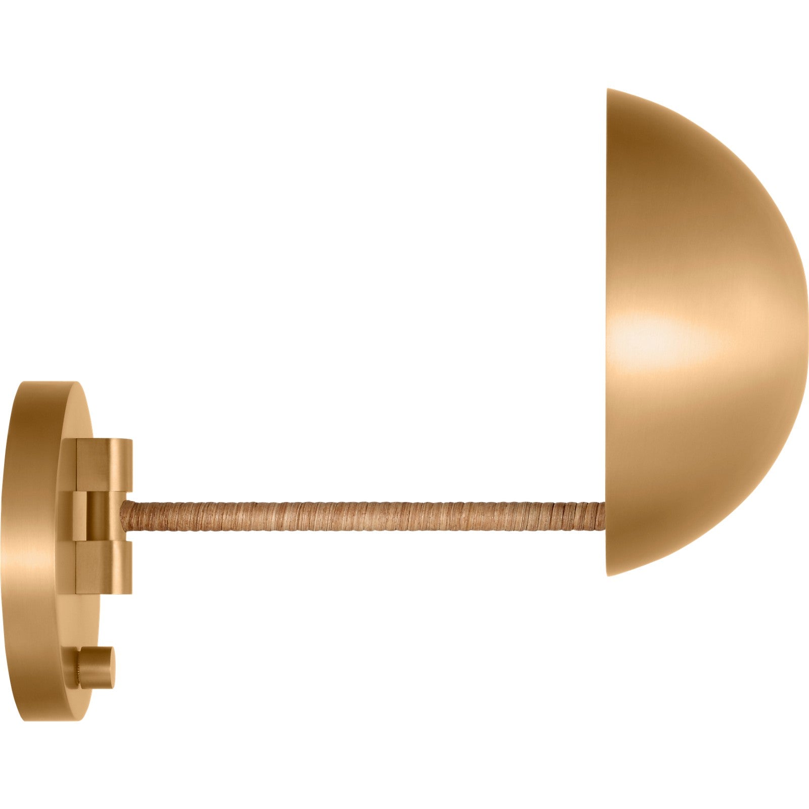 Balleroy Medium Sconce Burnished Brass - Visual Comfort Wall Lights