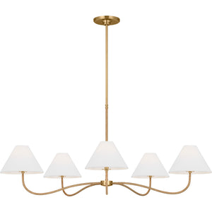 Laguna Grand Chandelier Burnished Brass - Visual Comfort Ceiling Lights