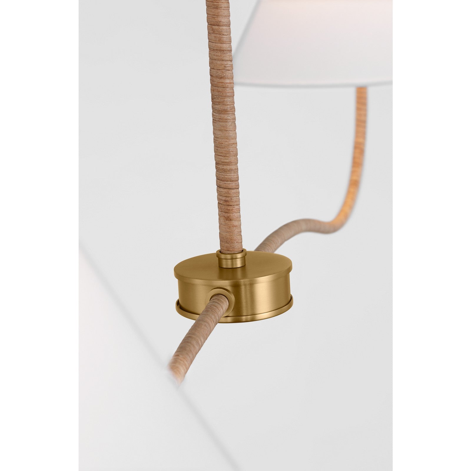 Laguna Large Linear Chandelier Burnished Brass - Visual Comfort Ceiling Lights