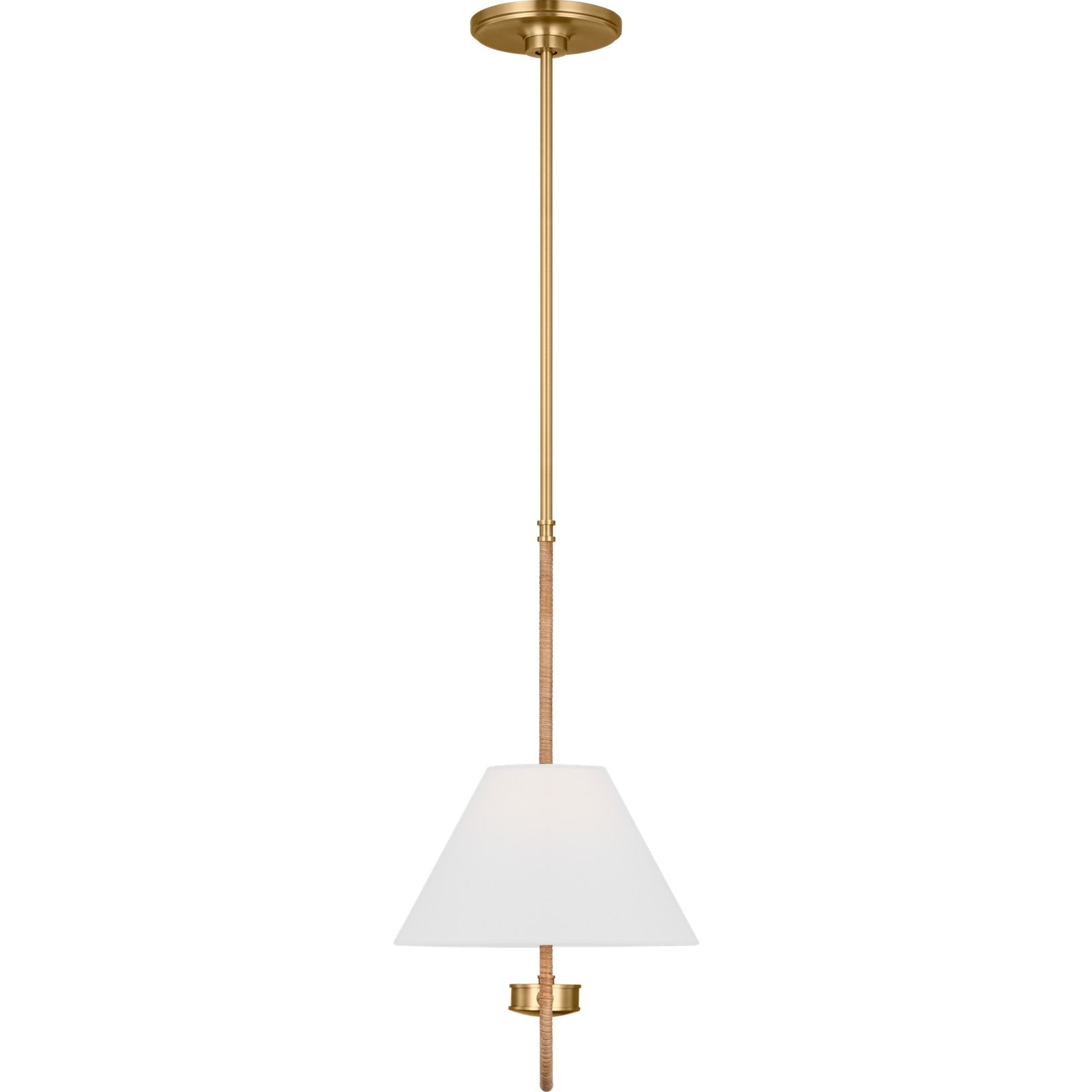 Laguna Large Linear Chandelier Burnished Brass - Visual Comfort Ceiling Lights