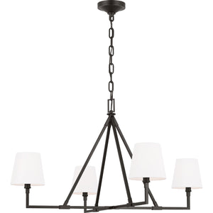 Perth Extra Large Chandelier Aged Iron - Visual Comfort Ceiling Lights