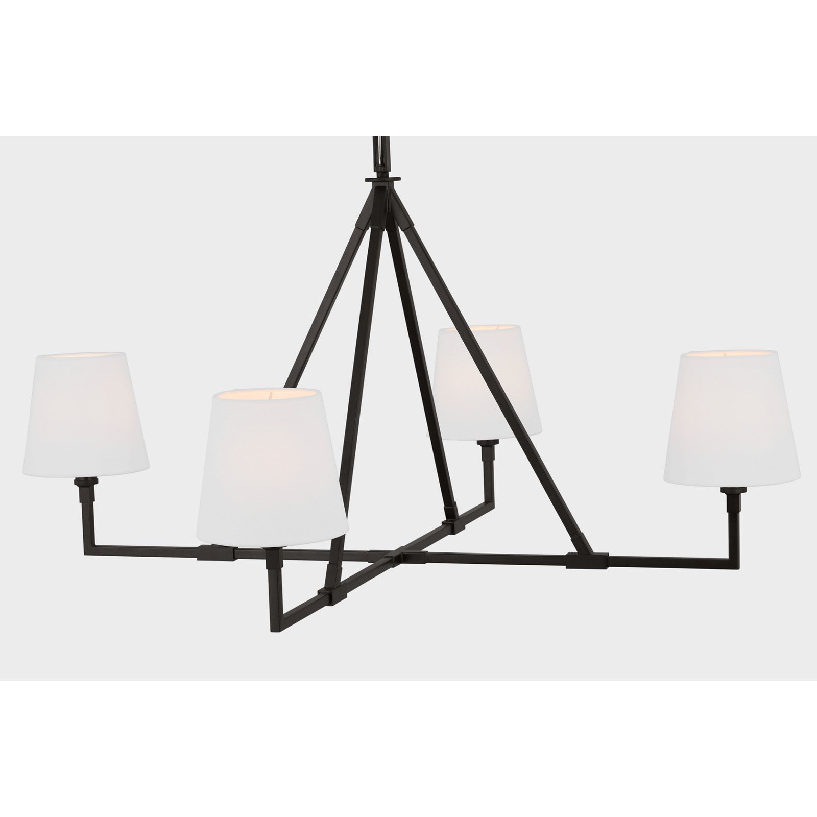 Perth Extra Large Chandelier Aged Iron - Visual Comfort Ceiling Lights