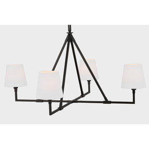 Perth Extra Large Chandelier Aged Iron - Visual Comfort Ceiling Lights