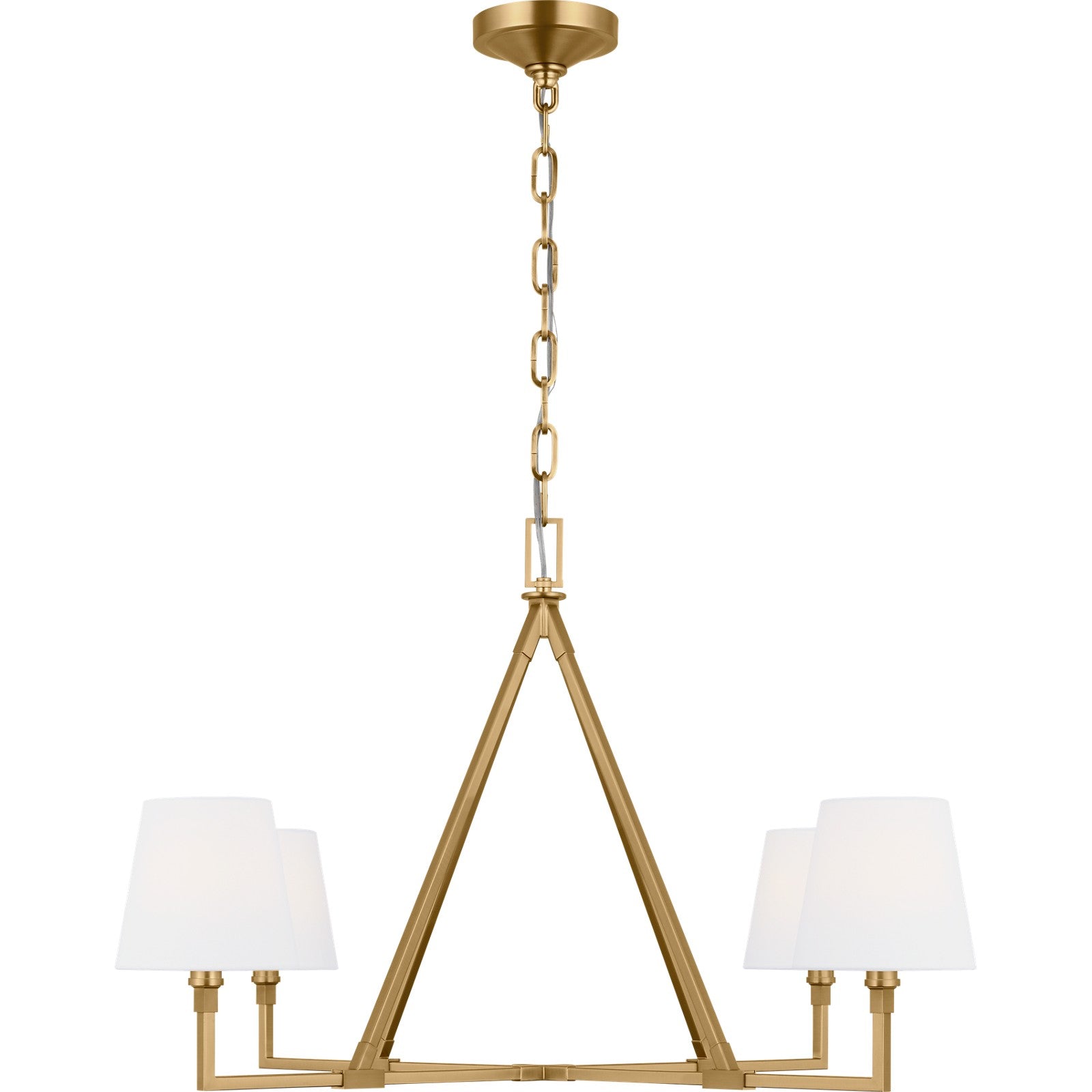Perth Extra Large Chandelier Aged Iron - Visual Comfort Ceiling Lights