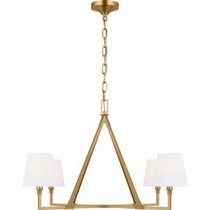 Perth Extra Large Chandelier Aged Iron - Visual Comfort Ceiling Lights