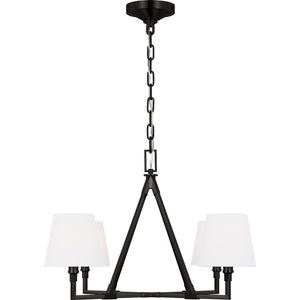 Perth Medium Chandelier Aged Iron - Visual Comfort Ceiling Lights