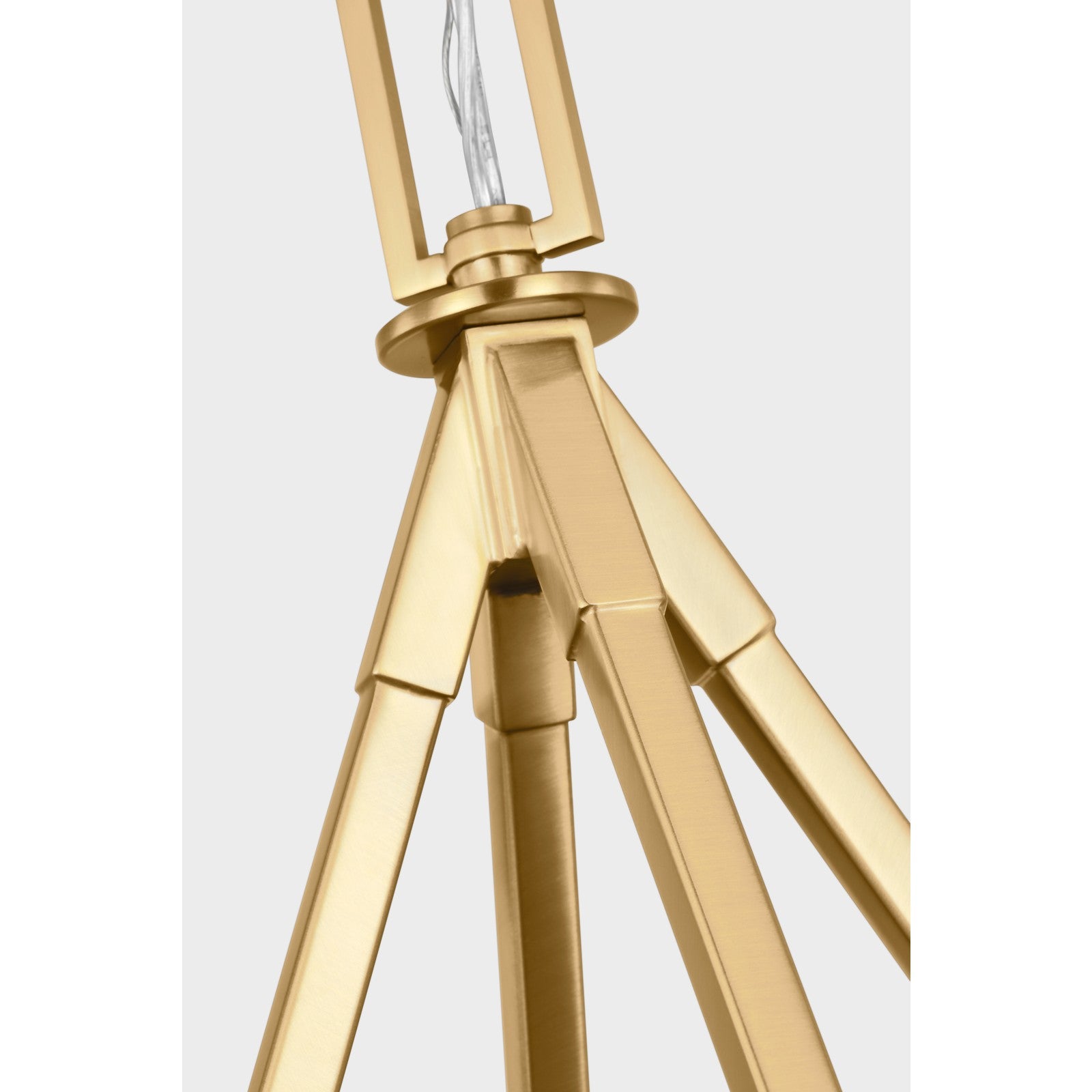 Perth Medium Chandelier Aged Iron - Visual Comfort Ceiling Lights
